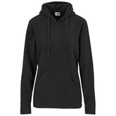Ladies Dawson Polar Fleece Hooded Sweater BLACK