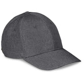Austin Linen Cap - 6 Panel DARK GREY