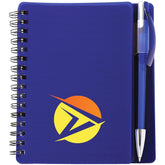 Altitude Plasma A6 Spiral Notebook & Pen BLUE