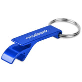 Altitude Tango Recycled Aluminium Bottle Opener Keyholder BLUE