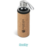 Kooshty Kork Glass Water Bottle - 500ml NATURAL