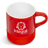 Kooshty Mixalot Ceramic Coffee Mug - 320ml - Red RED