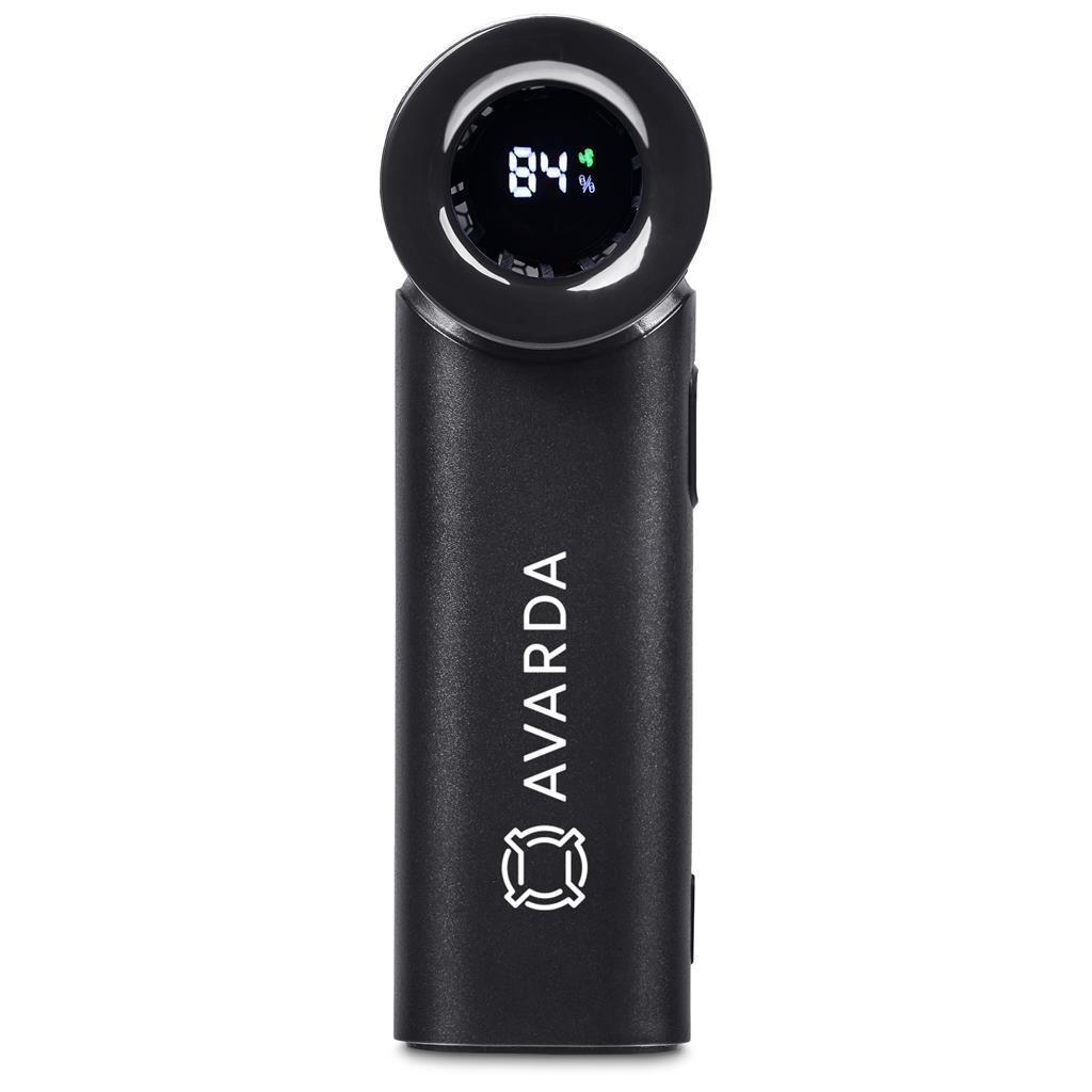 Alex Varga Othonis Rechargeable Handheld Mini Fan BLACK