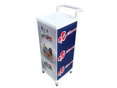 Micro Demo Table / Trolley Table with wheels & push handles