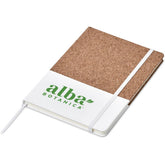 Okiyo Denki Cork A5 Hard Cover Notebook SOLID WHITE