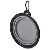Altitude Poppy Collapsible Silicone Pet Bowl – 300ml GREY