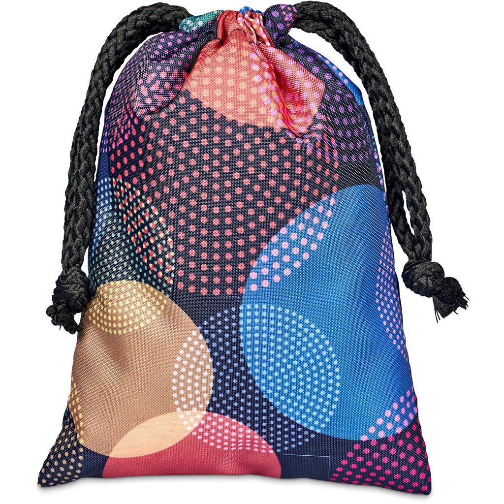 Pre-Printed Sample Hoppla Atlantic Mini Polyester Drawstring Pouch