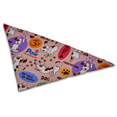 Pre-Printed Sample Hoppla Bosco Large Polyester Dog Bandana L SOLID WHITE