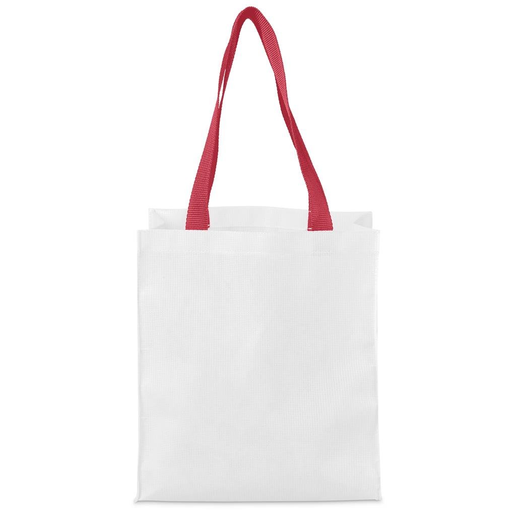 Pre-Production Sample Hoppla Gateway Recycled PET Stitch-Bond Shopper RED