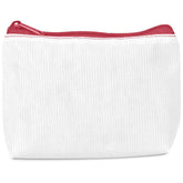 Pre-Production Sample Hoppla Recycled PET Stitch-Bond Mini Toiletry Bag RED