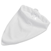 Pre-Production Sample Hoppla Bosco Large Polyester Dog Bandana L SOLID WHITE