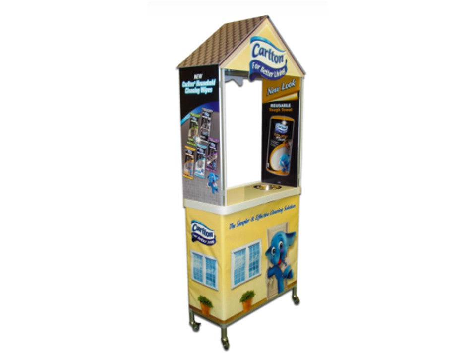Rectangle Demo Table Standard table with custom roof