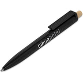 Altitude Tickit Recycled Plastic & Bamboo Ball Pen BLACK