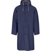 Light Duty Storm Rubberised Polyester/PVC Raincoat - Navy NAVY