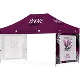 Ovation Sublimated Gazebo 4.5m X 3m - 2 Short Full-Wall Skins