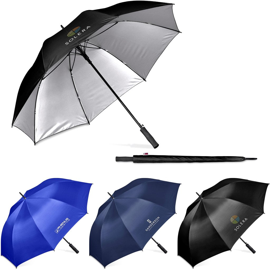 US Basic Fairhaven UV50 Auto-Open Golf Umbrella SOLID WHITE
