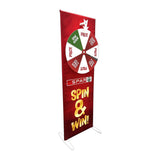 Branded Slinky Spinning Wheel fabric standee – view 2