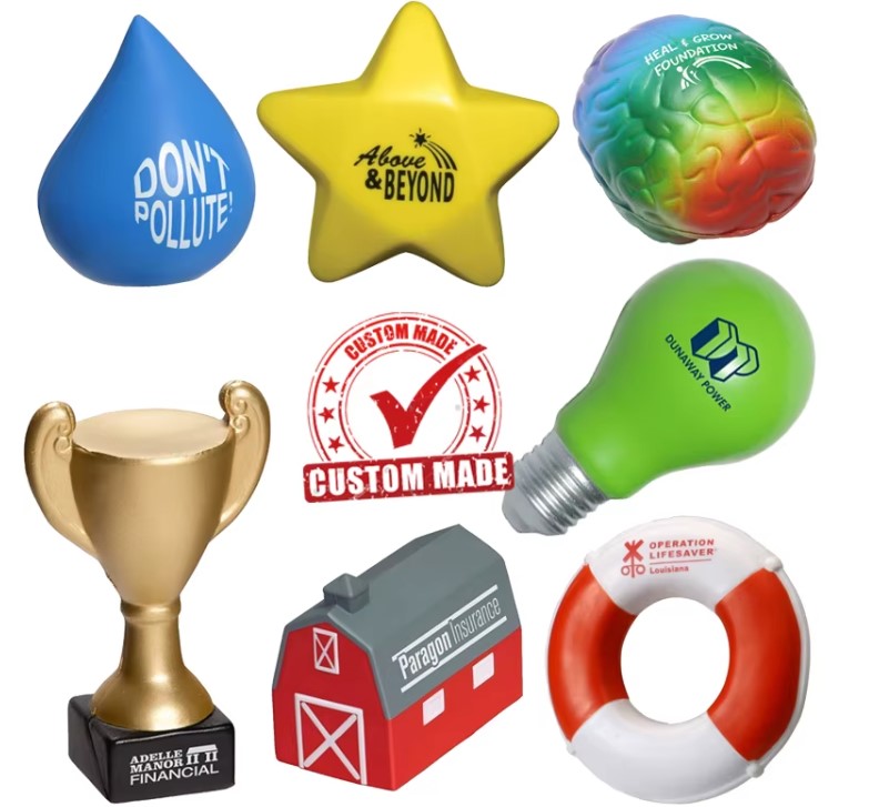 Custom stress balls