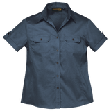 Plain Bush Shirt Ladies - AIRFORCE BLUE 4XL