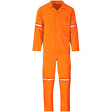Trade Polycotton Conti Suit - Reflective Arms & Legs - Orange Tape ORANGE