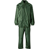 Weather Polyester/PVC Rainsuit - Olive OLIVE