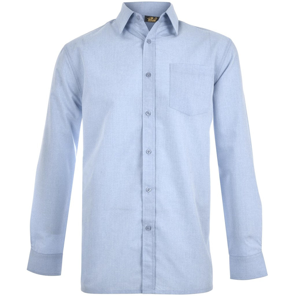 Mens Long Sleeve Apollo Shirt - Light Blue LIGHT BLUE