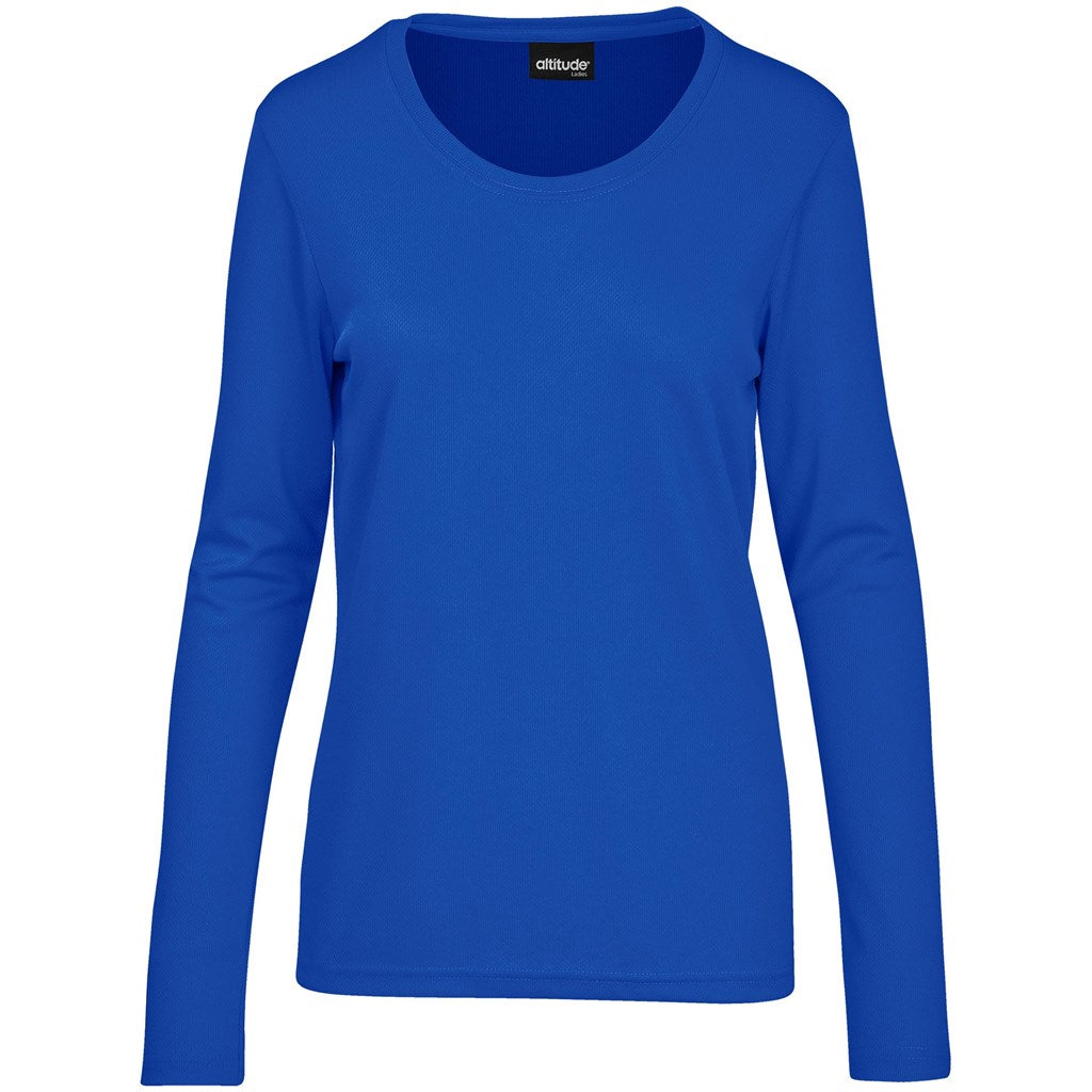 Ladies Long Sleeve All Star T-Shirt ROYAL BLUE