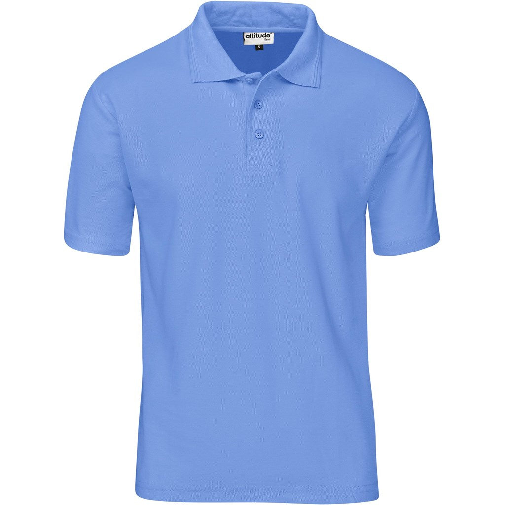 Kids Basic Pique Golf Shirt LIGHT BLUE