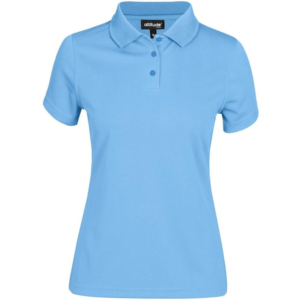 Ladies Distinct Golf Shirt - Sky Blue SKY BLUE