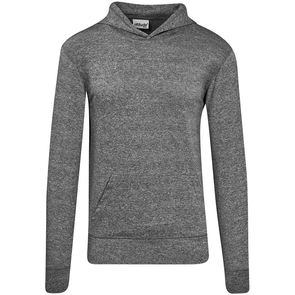 Mens Fitness Lightweight Hooded Sweater BLACK