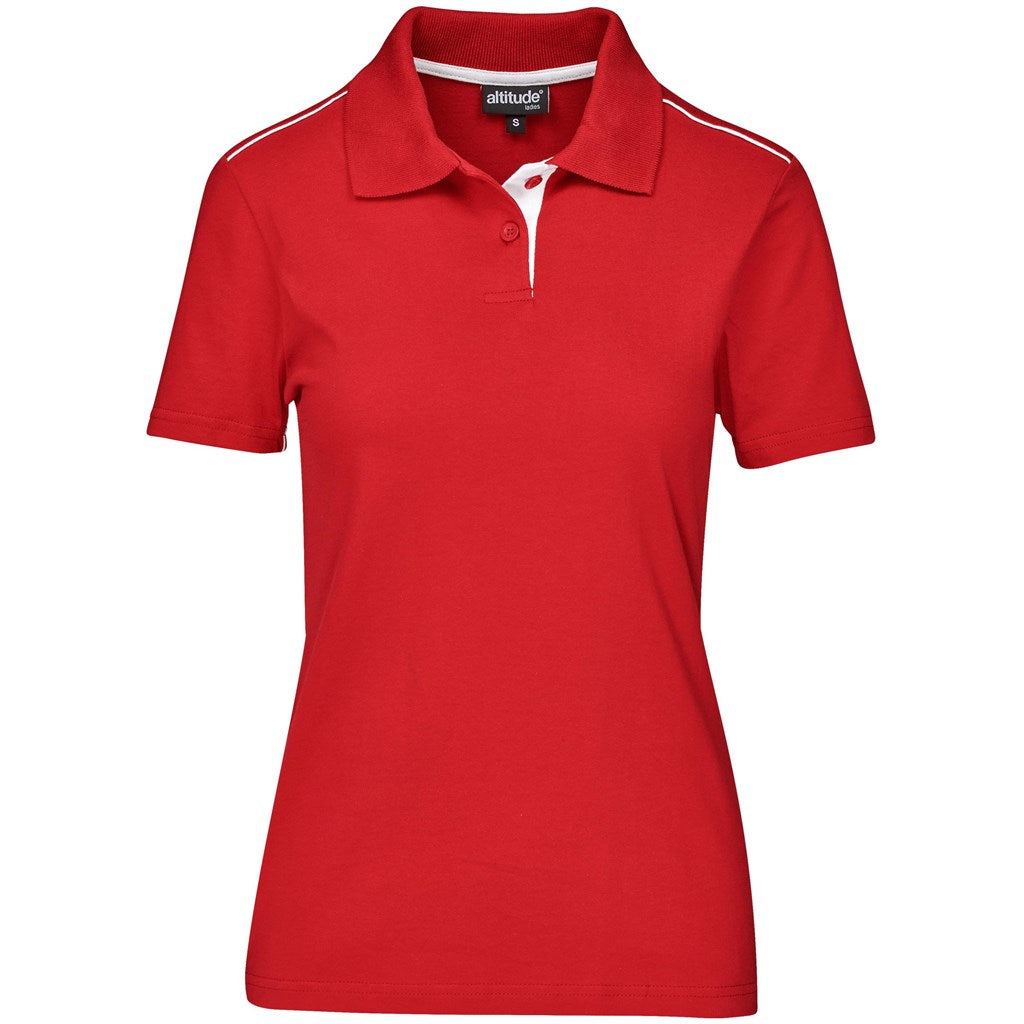 Ladies Galway Golf Shirt - Red RED