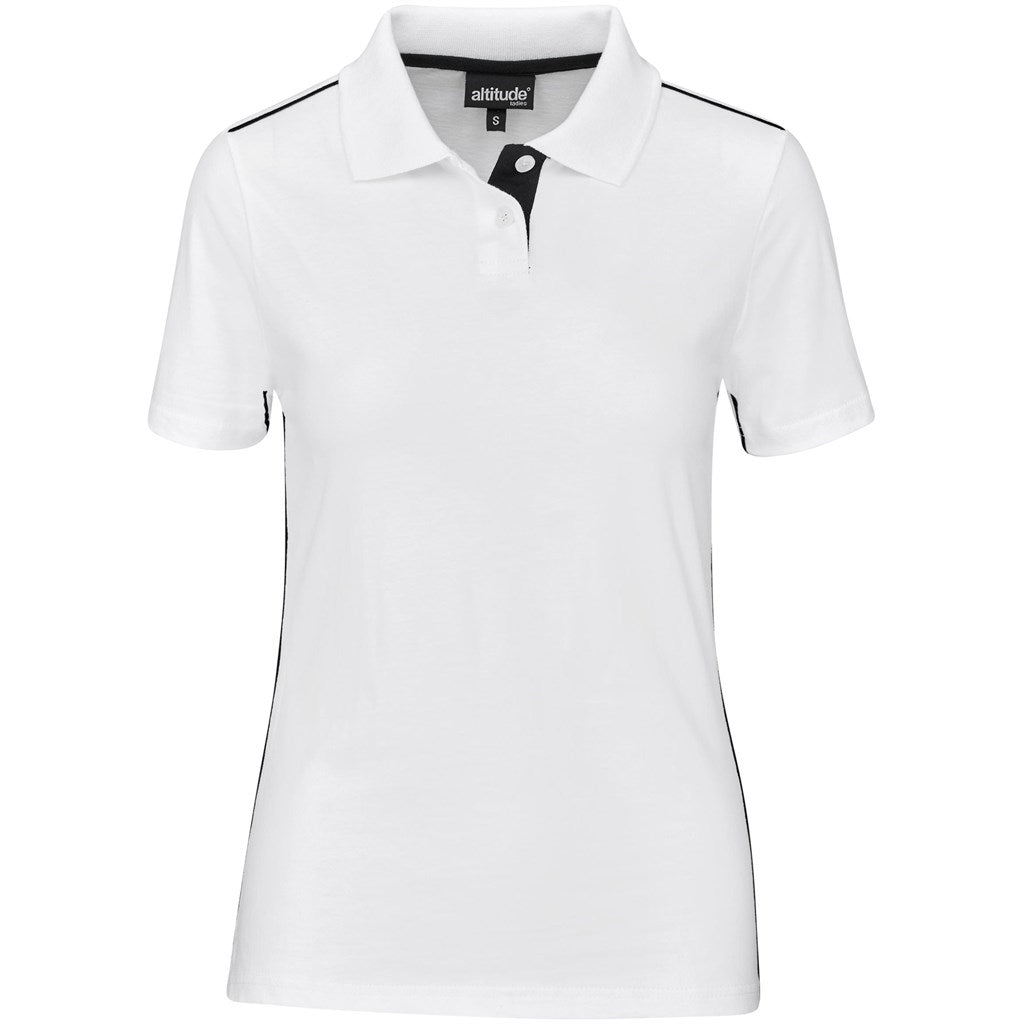 Ladies Galway Golf Shirt - White WHITE