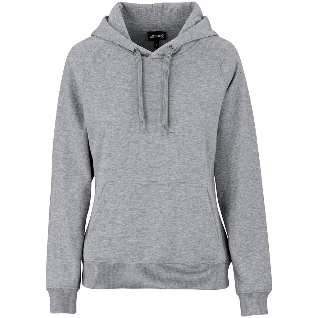 Ladies Harvard Heavyweight Hooded Sweater GREY