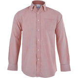 Mens Long Sleeve Lisbon Shirt - Red RED