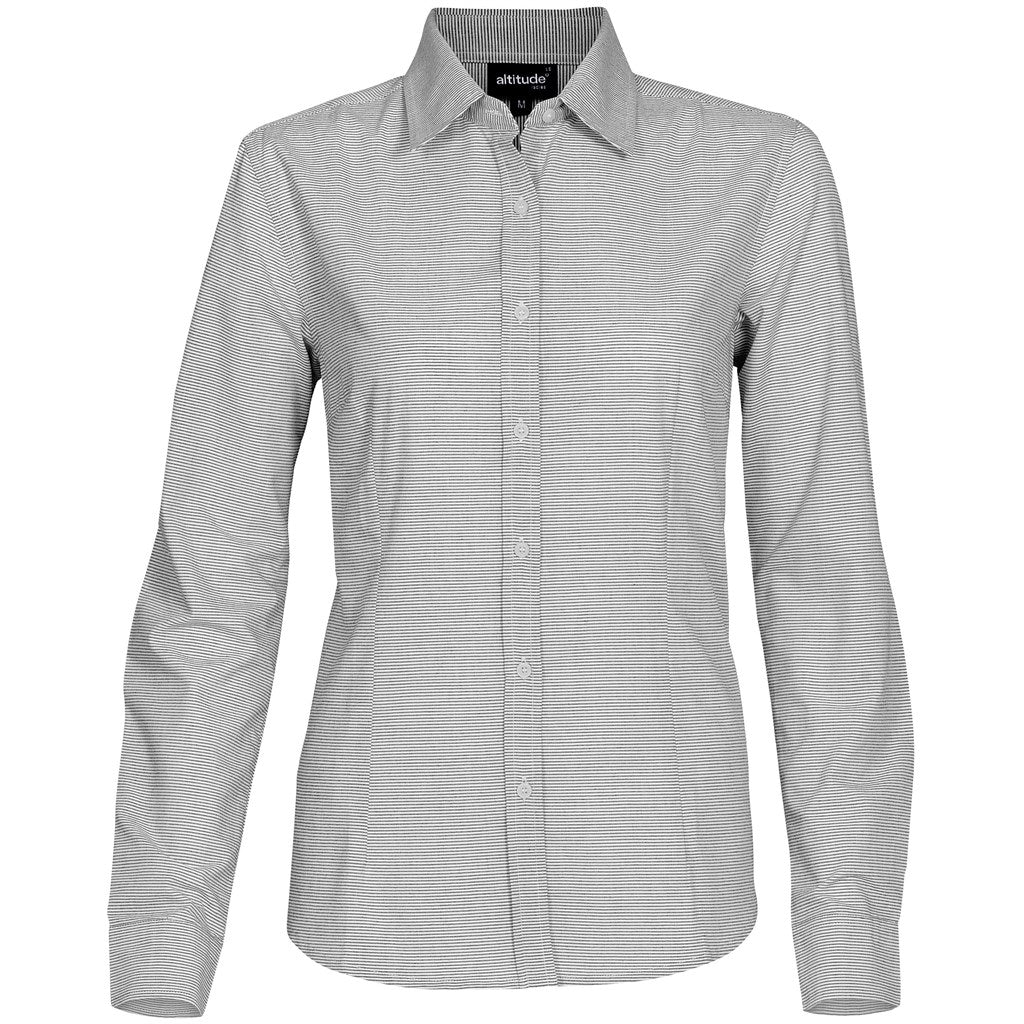 Ladies Long Sleeve Earl Shirt - Grey GREY