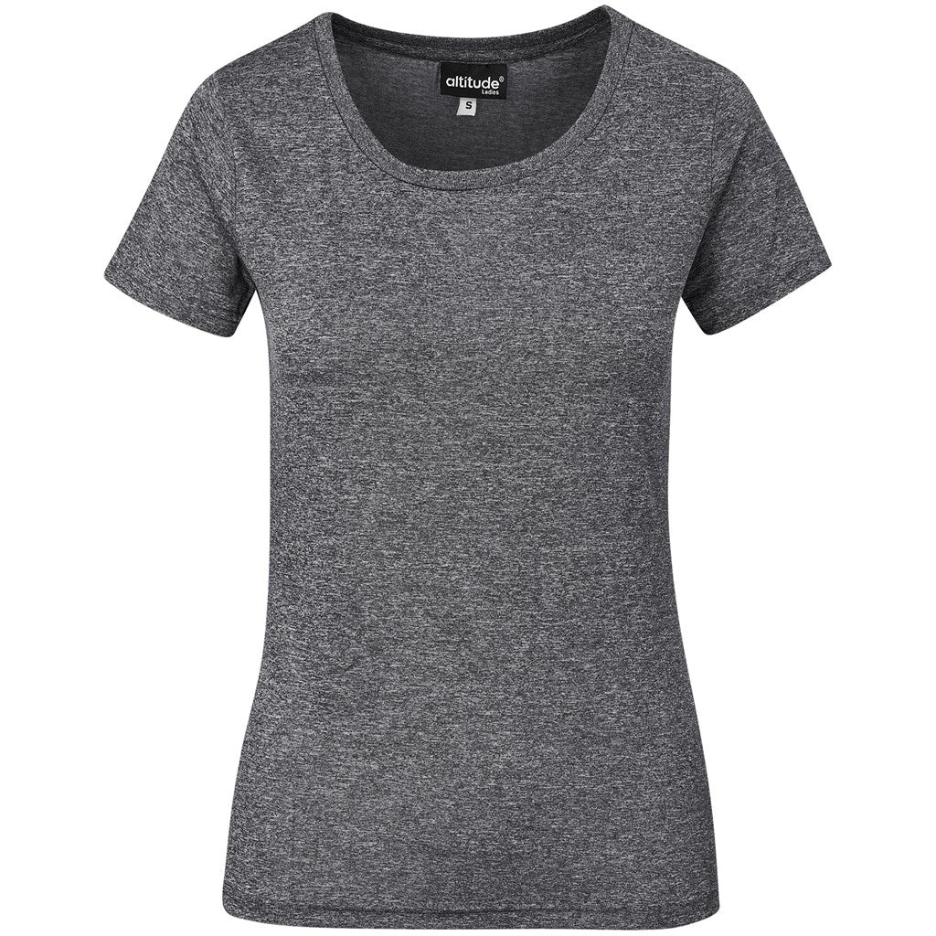 Ladies Oregon Melange T-Shirt CHARCOAL