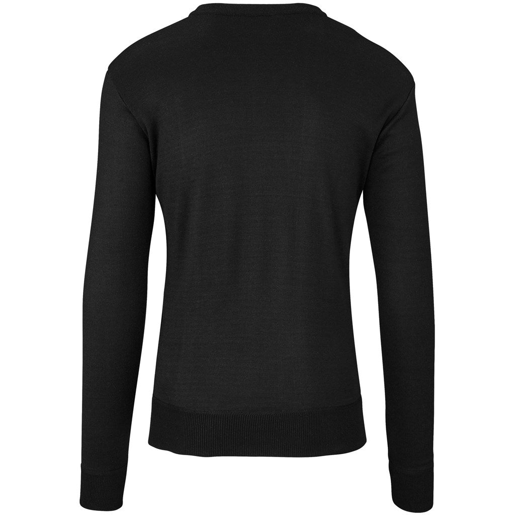 Mens Long Sleeve Peru V-Neck Jersey - Grey