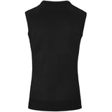 Mens Sleeveless Peru V-Neck Jersey - Navy