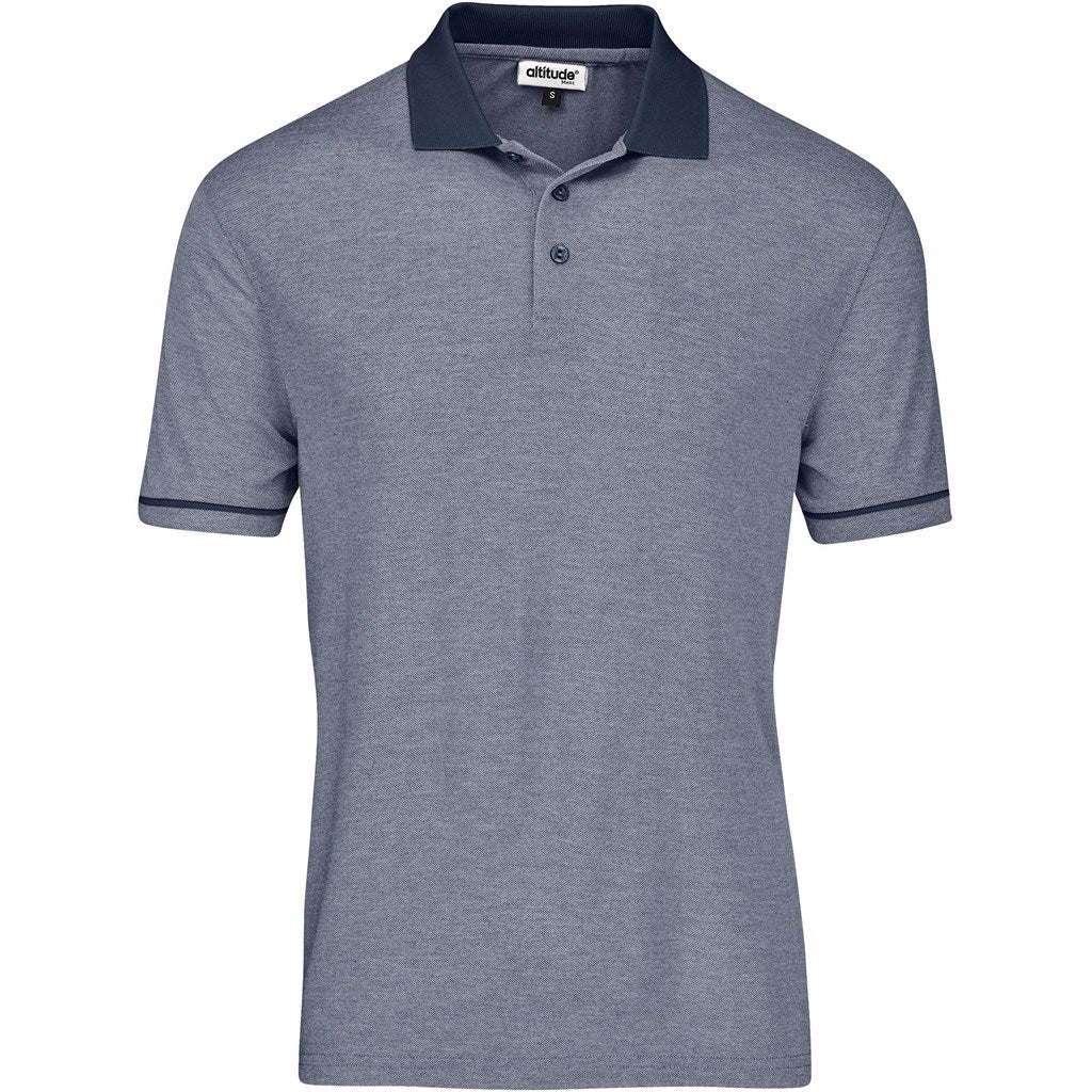 Mens Verge Golf Shirt - Blue BLUE