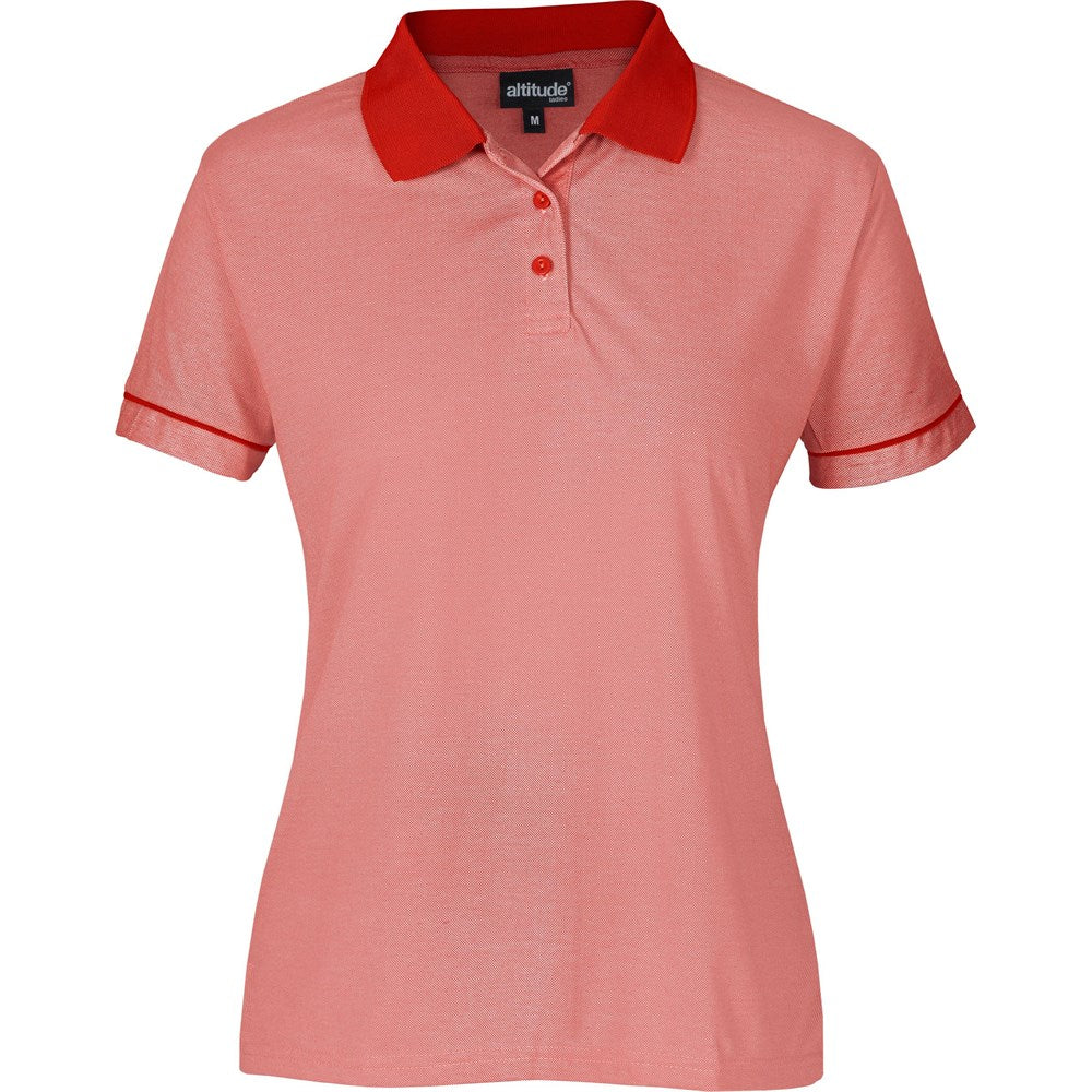 Ladies Verge Golf Shirt - Red RED