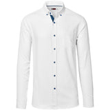 Mens Long Sleeve Casablanca Shirt - Navy NAVY