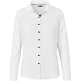 Ladies Long Sleeve Casablanca Shirt - Navy NAVY