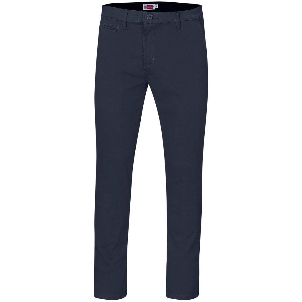 Mens Superb Stretch Chino Pants NAVY