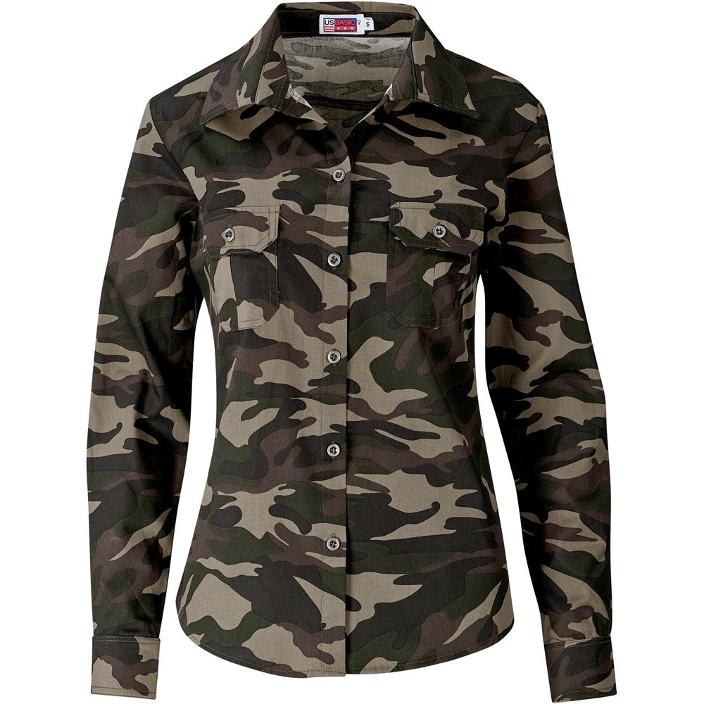 Ladies Long Sleeve Wildstone Shirt - Camouflage CAMOUFLAGE