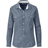 Ladies Long Sleeve Windsor Shirt - Navy NAVY