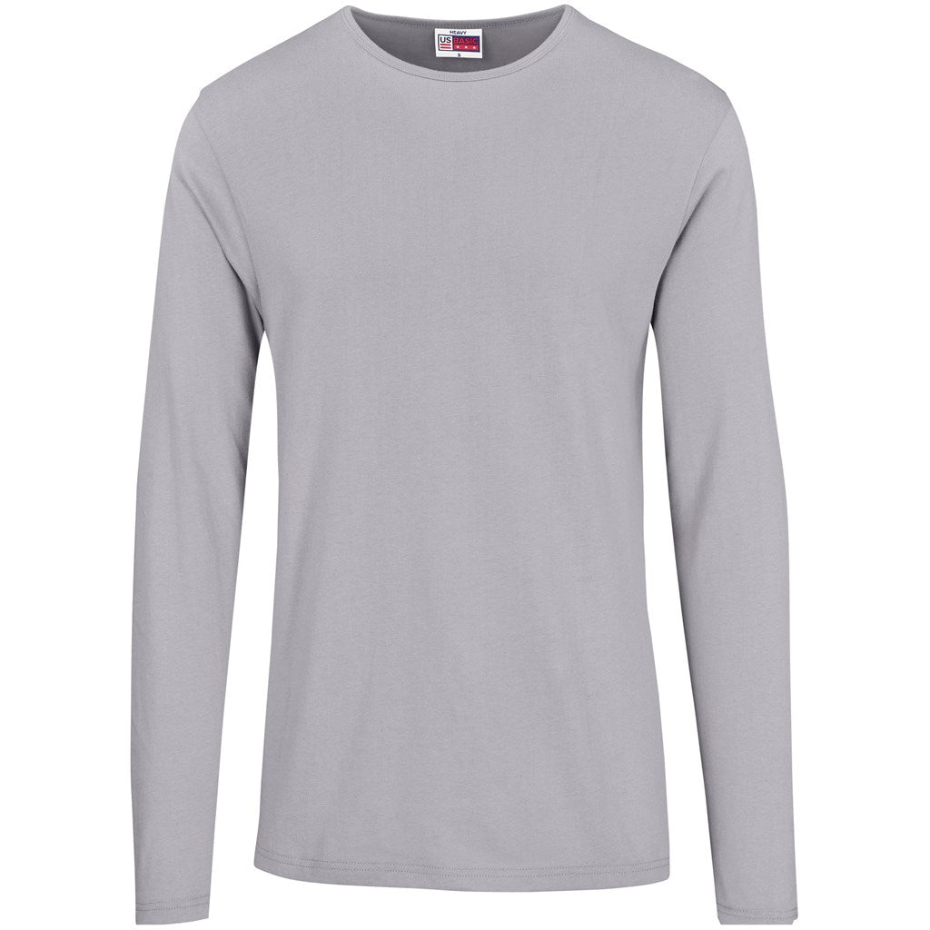 Mens Long Sleeve Portland T-Shirt GREY
