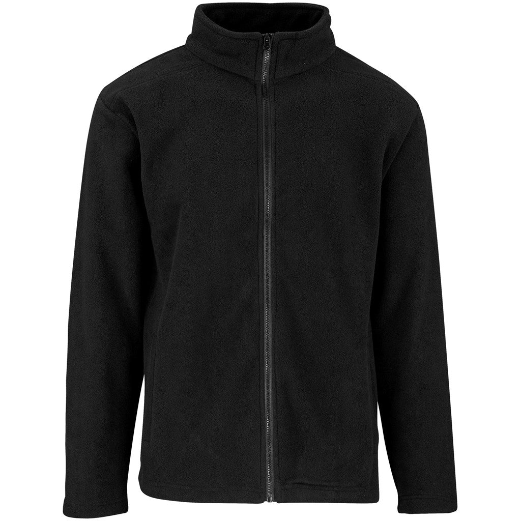 Mens Yukon Micro Fleece Jacket - Blue BLACK