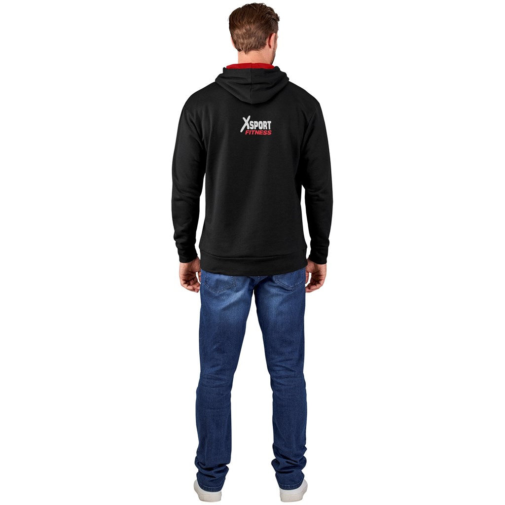 Mens Solo Hooded Sweater - Red