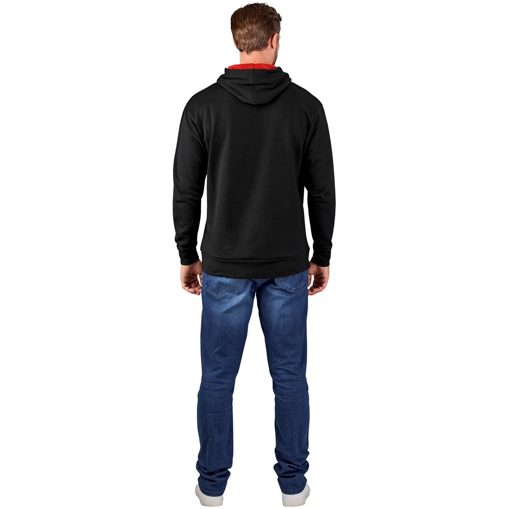 Mens Solo Hooded Sweater - Red