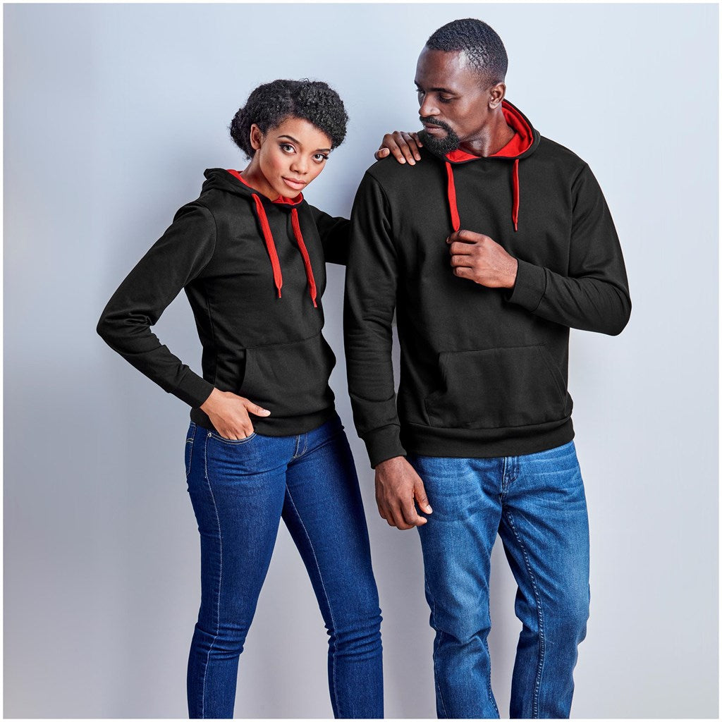Mens Solo Hooded Sweater - Red